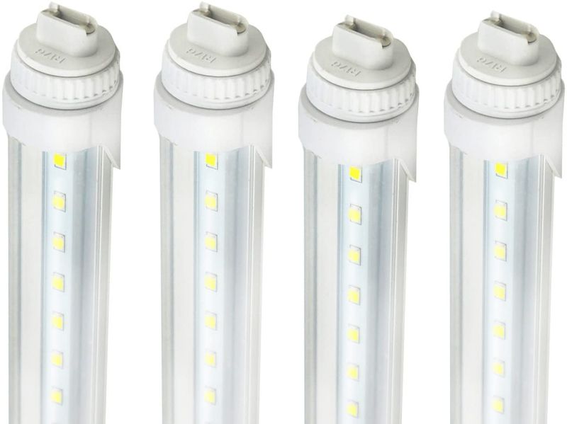 Photo 1 of F48T12 CW HO 4FT 20W R17D LED Tube Bulb, 5500k Daylight Clear Cover for Commercial Household Lighting, 360 Degree R17D Base(R17D 4FT 4Pack)
