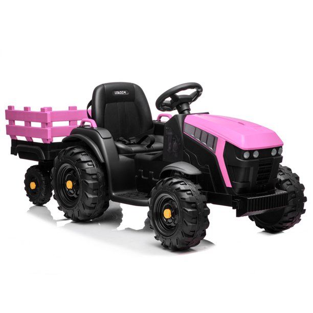 Photo 1 of LZ-925 Ride On Tractor Agricultural Vehicle Toy with Rechargeable 12V Battery Pink
