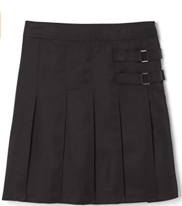 Photo 1 of French Toast Girls' Two-Tab Pleated Scooter Skirt size-12