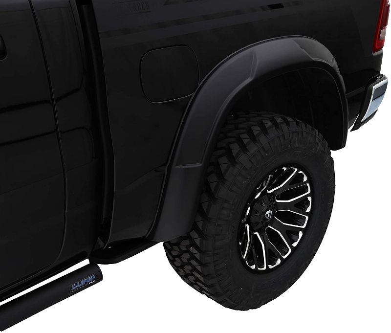 Photo 1 of Bushwacker 50934-02 Black DRT Style Fender Flares, 4 Piece for 2019-2019 Ram 1500