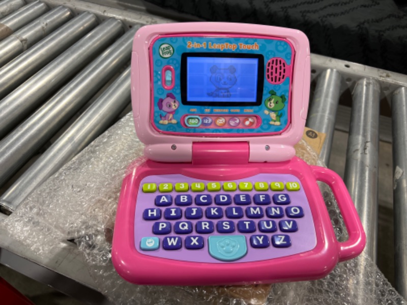 Photo 2 of LeapFrog 2-in-1 LeapTop Touch, Pink
