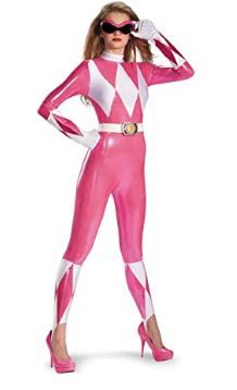 Photo 1 of Disguise Sabans Mighty Morphin Power Rangers Pink Ranger Sassy Bodysuit Costume SIZE S 4 6