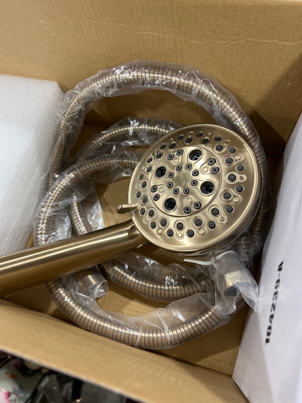 Photo 2 of DELTA FAUCET 58680-CZ HydroRain H2Okinetic 5-Setting Two-in-One, Champagne Bronze Head with Hand Shower
