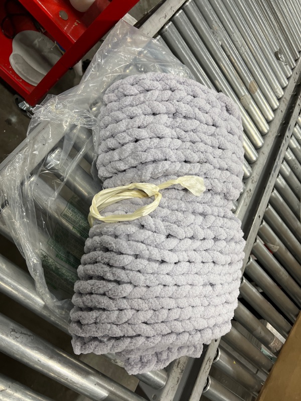 Photo 1 of GREY THROW BLANKET 