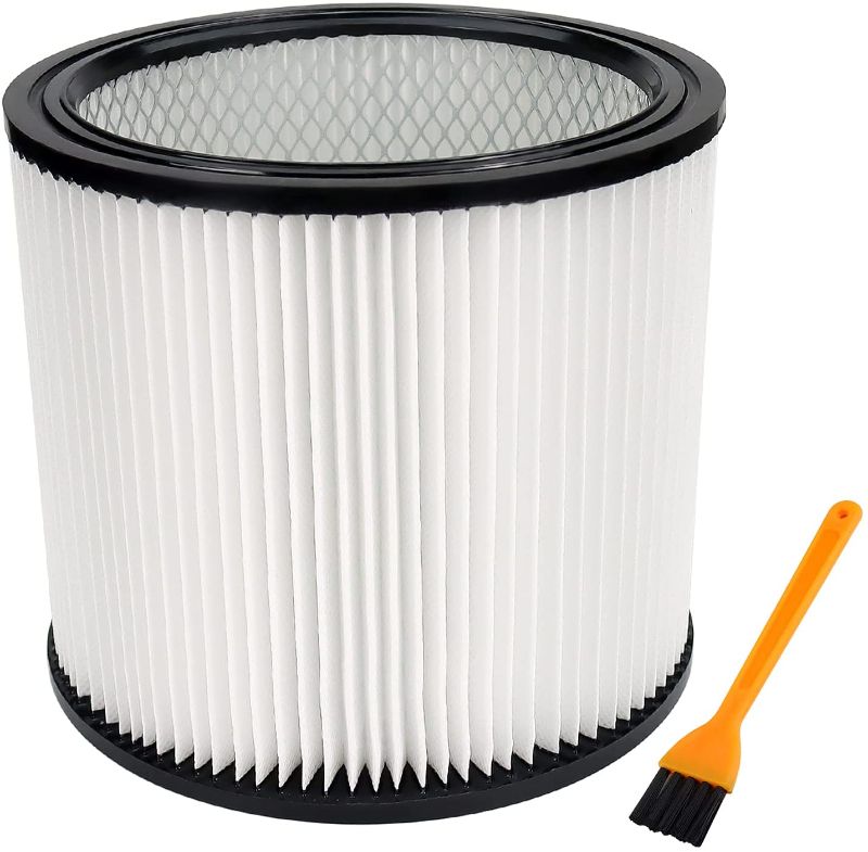 Photo 1 of 90304 90350 90333 Replacement Filters by Techecook - Compatible with Shop-Vac Filter fits Most Wet/Dry Vacuum Cleaners 5 Gallon and Above 2 PACK 