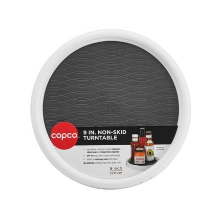 Photo 1 of Copco 9-inch Non-stick Turntable in White and Gray
