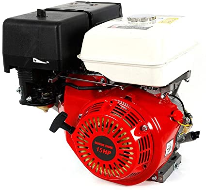 Photo 1 of 15 HP 420cc 4-Stroke OHV Gas Engine Horizontal Shaft Gas Engine Motor 9kw/3600r/min 190F Gasoline OHV Motor with Manual Recoil Starter (Red