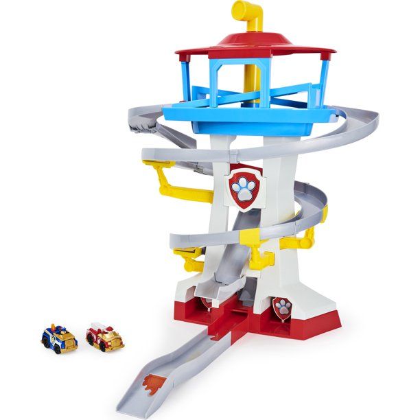 Photo 1 of PAW Patrol, True Metal Adventure Bay Rescue Way Playset with 2 Exclusive Vehicles, 
