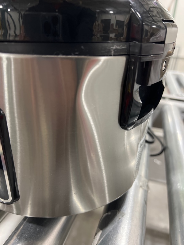 Photo 1 of Aroma Digital Rice Cooker and Food Steamer, Silver, 8 Cup