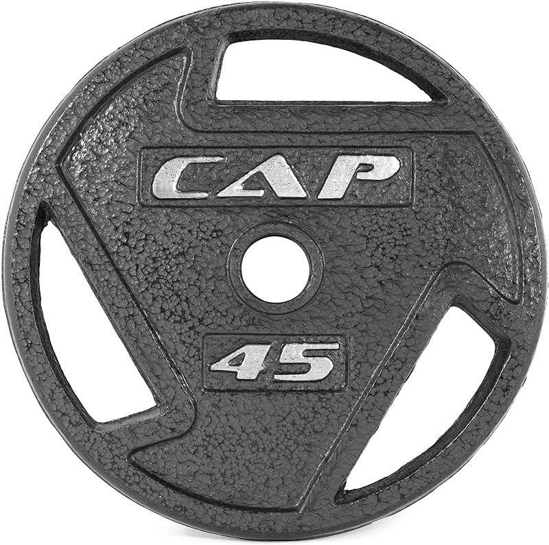 Photo 1 of Cap 2-Inch Olympic Grip Weight Plate, 45 lb, Single
