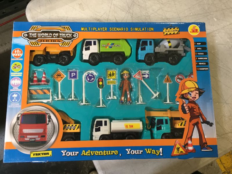 Photo 1 of world of trucks children's toy -- new and complete 