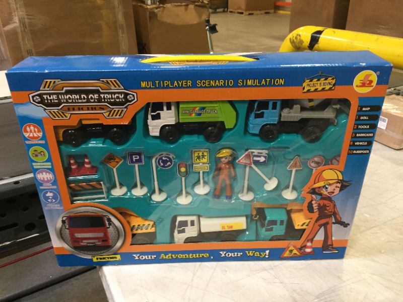 Photo 1 of world of trucks children's toy -- new and complete 