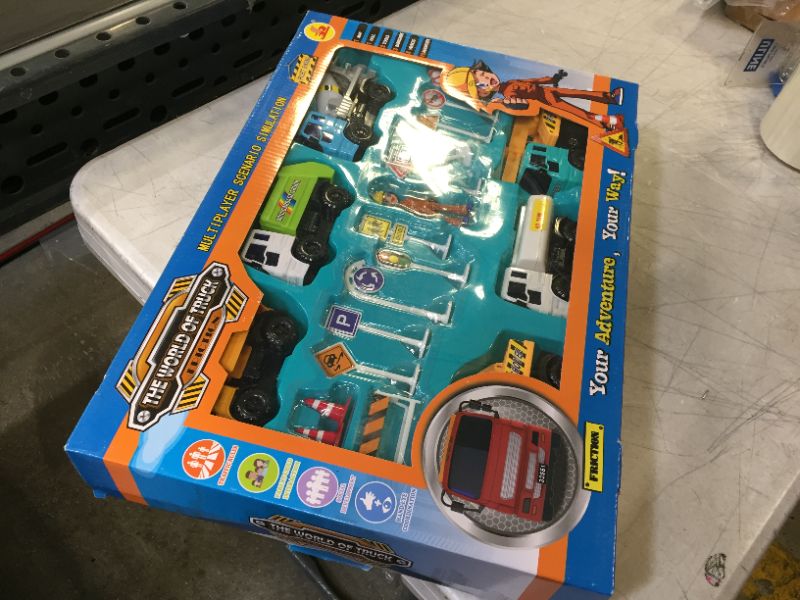 Photo 1 of world of trucks children's toy -- new and complete 