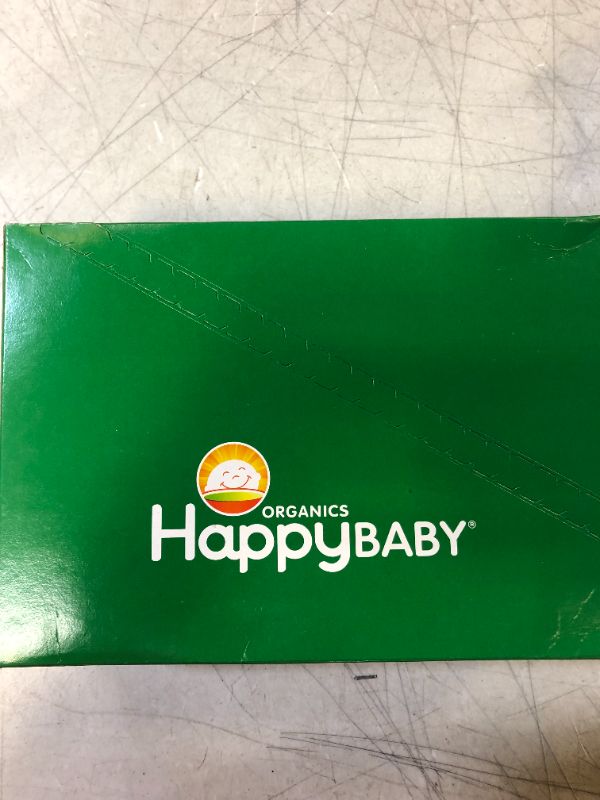 Photo 3 of Happy Baby Organics Clearly Crafted Stage 2 Baby Food Pears, Kale & Spinach, 4 Ounce Pouch Exp-Sep 22
