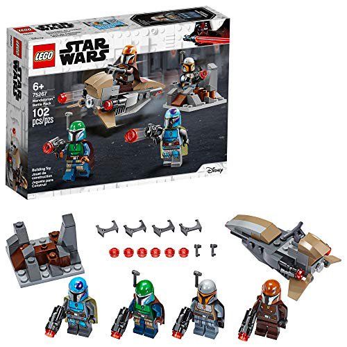 Photo 1 of LEGO Star Wars Mandalorian Battle Pack 75267 Mandalorian Shock Troopers and Speeder Bike Building Kit; Great Gift Idea for Any Fan of Star Wars: The Mandalorian TV Series, New 2020 (102 Pieces)
