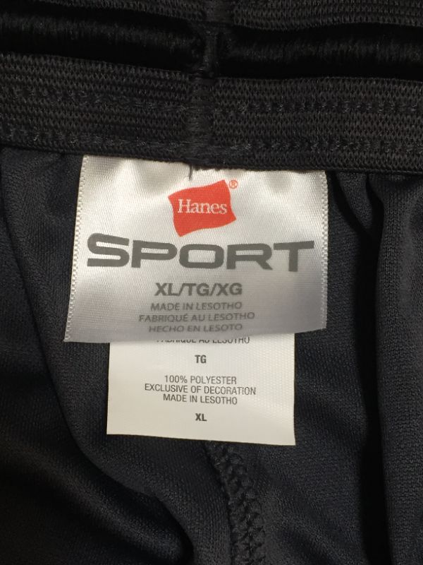 Photo 3 of Hanes Sport Men's and Big Men's X-Temp Performance Training Pants with Pockets XL BLACK/GREY