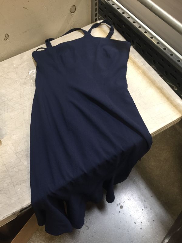 Photo 1 of DRESS THE POPULATION LONG DRESS NAVY
SIZE LARGE