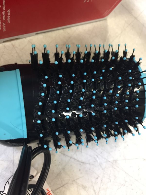 Photo 2 of REVLON One-Step Hair Dryer and Volumizer Hot Air Brush, Mint 