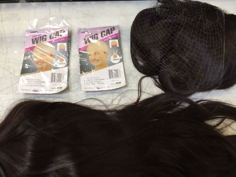 Photo 2 of 2 Pk  WIG 30 in Long synthetic hair 
