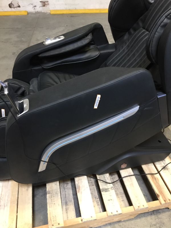 Photo 1 of iRest 2022 Massage Chair, Full Body Zero Gravity Recliner with AI Voice Control, Handrail Shortcut Key, SL Track, Bluetooth, Yoga Stretching, Foot Rollers, Airbags, Heating (Black)