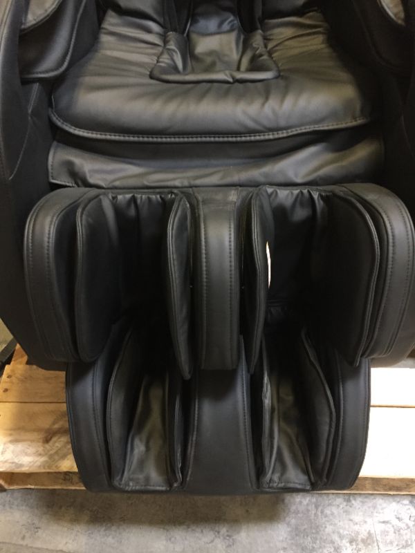 Photo 1 of iRest 2022 Massage Chair, Full Body Zero Gravity Recliner with AI Voice Control, Handrail Shortcut Key, SL Track, Bluetooth, Yoga Stretching, Foot Rollers, Airbags, Heating (Black)