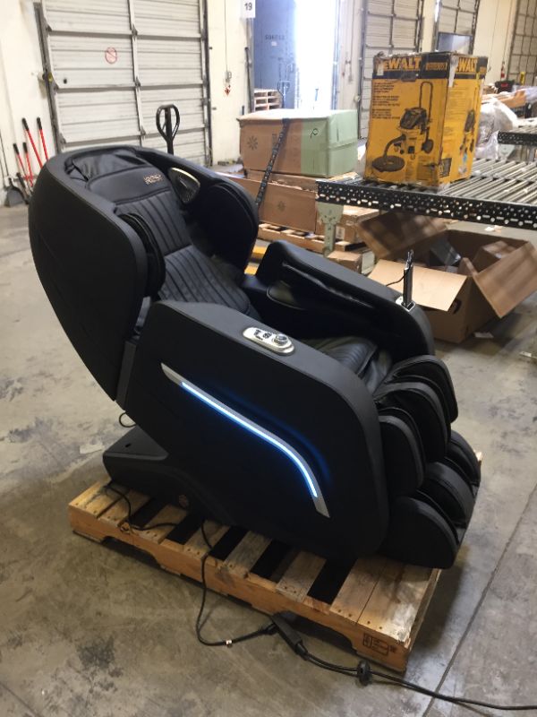 Photo 1 of iRest 2022 Massage Chair, Full Body Zero Gravity Recliner with AI Voice Control, Handrail Shortcut Key, SL Track, Bluetooth, Yoga Stretching, Foot Rollers, Airbags, Heating (Black)