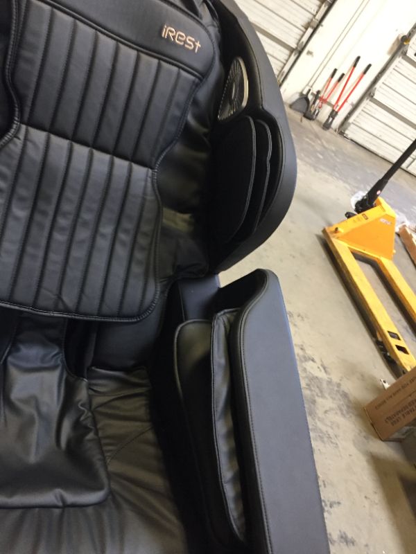 Photo 1 of iRest 2022 Massage Chair, Full Body Zero Gravity Recliner with AI Voice Control, Handrail Shortcut Key, SL Track, Bluetooth, Yoga Stretching, Foot Rollers, Airbags, Heating (Black)