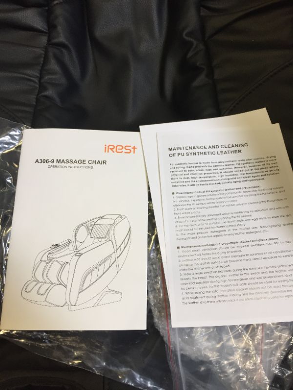 Photo 1 of iRest 2022 Massage Chair, Full Body Zero Gravity Recliner with AI Voice Control, Handrail Shortcut Key, SL Track, Bluetooth, Yoga Stretching, Foot Rollers, Airbags, Heating (Black)