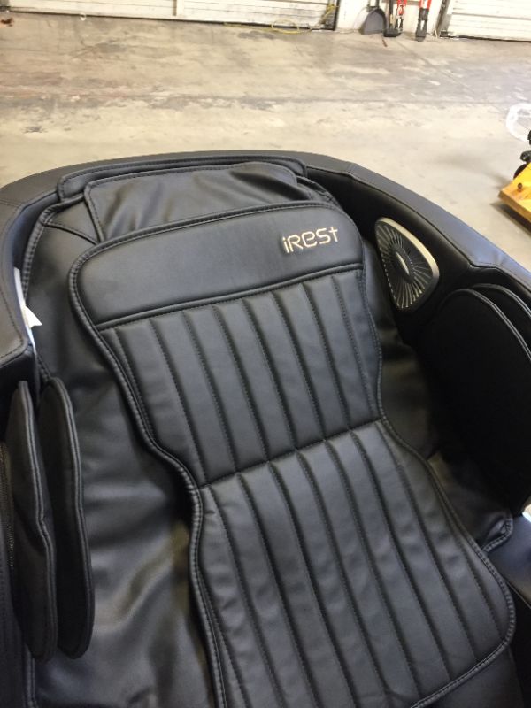 Photo 1 of iRest 2022 Massage Chair, Full Body Zero Gravity Recliner with AI Voice Control, Handrail Shortcut Key, SL Track, Bluetooth, Yoga Stretching, Foot Rollers, Airbags, Heating (Black)
