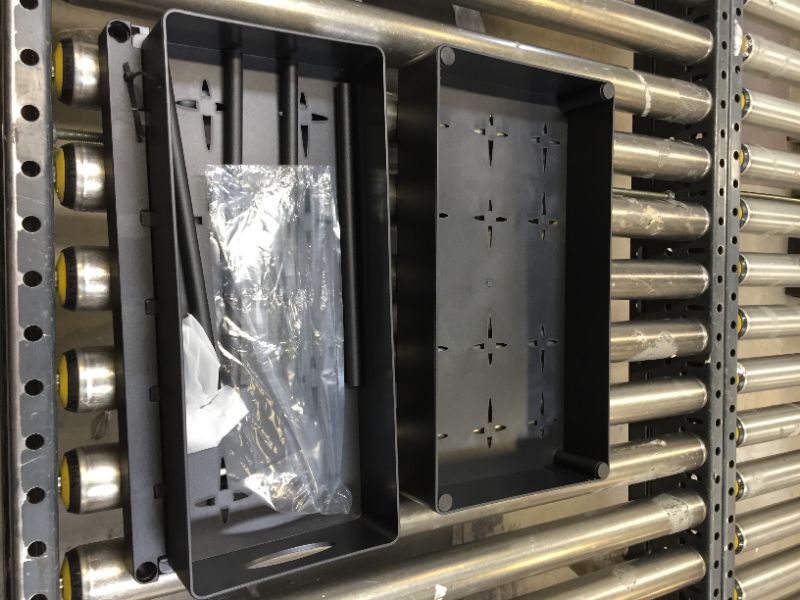 Photo 1 of 2 TIER PLASTIC STORAGE BINS. 
