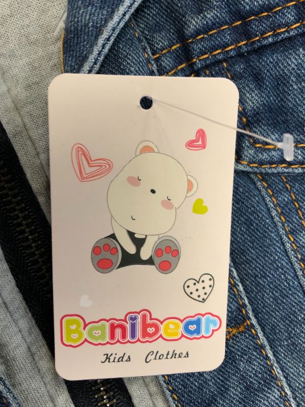 Photo 4 of Banibear Boys' Denim Jacket Outerwear, (160 CM)
