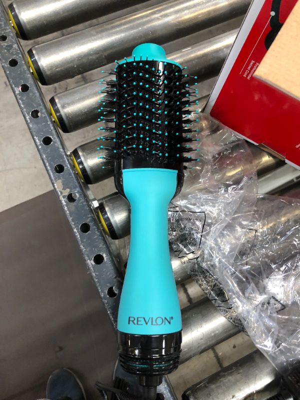 Photo 2 of Revlon RVDR5222TURQ Salon One Step Volumizer Hair Dryer - Turquoise
