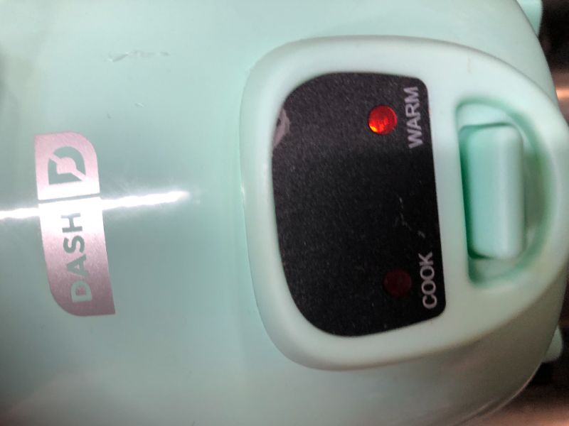 Photo 5 of Dash Mini 2-Cup Rice Cooker with Keep Warm Function (Aqua)
