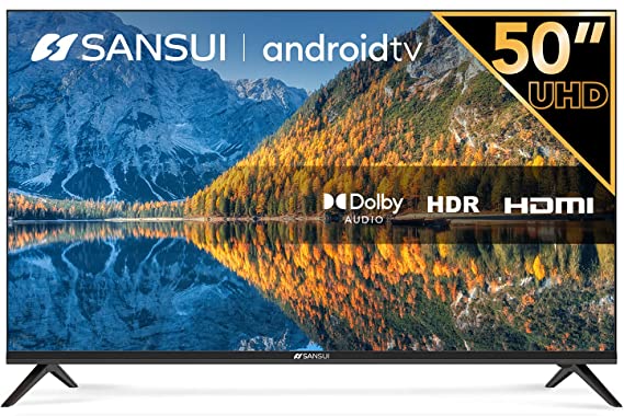 Photo 1 of SANSUI ES50S1A, 50 inch UHD HDR 4K Smart TV with Google Assistant (Voice Control), Screen Share, HDMI, USB.
