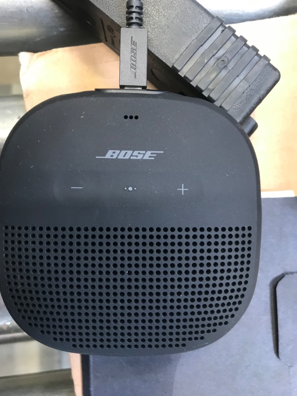 Photo 3 of Bose SoundLink Micro Bluetooth Speaker: Small Portable Waterproof Speaker with Microphone, Black
