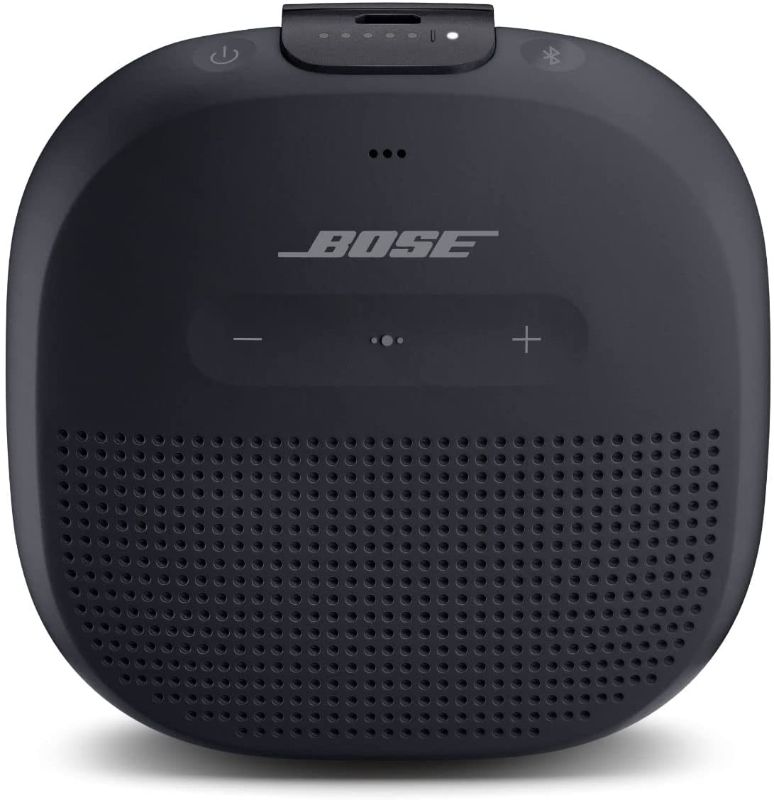 Photo 1 of Bose SoundLink Micro Bluetooth Speaker: Small Portable Waterproof Speaker with Microphone, Black
