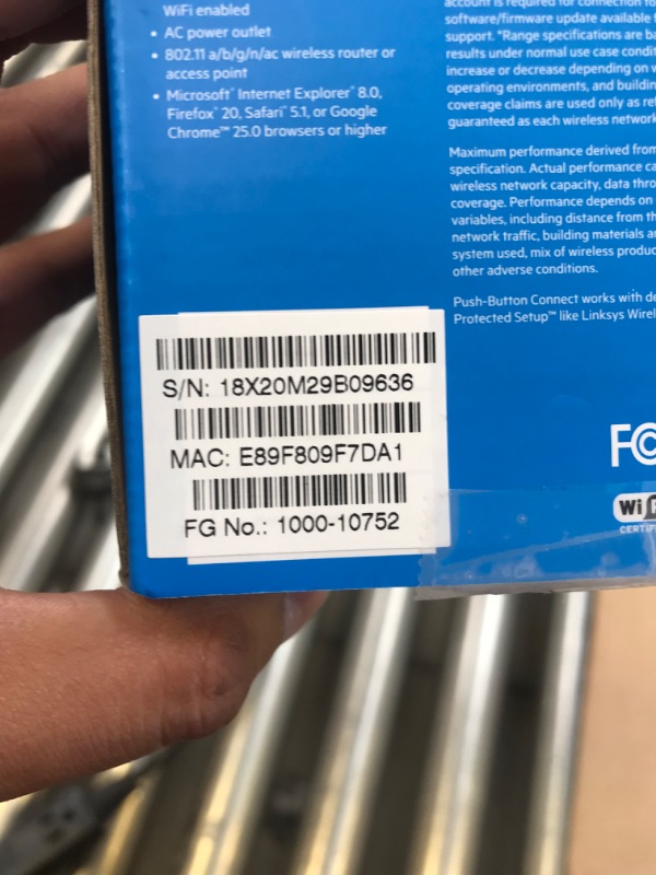 Photo 4 of Linksys WiFi Extender, WiFi 5 Range Booster, Dual-Band Booster, 2,500 Sq. ft Coverage, Speeds up to (AC1900) 1.9Gbps - RE7000
