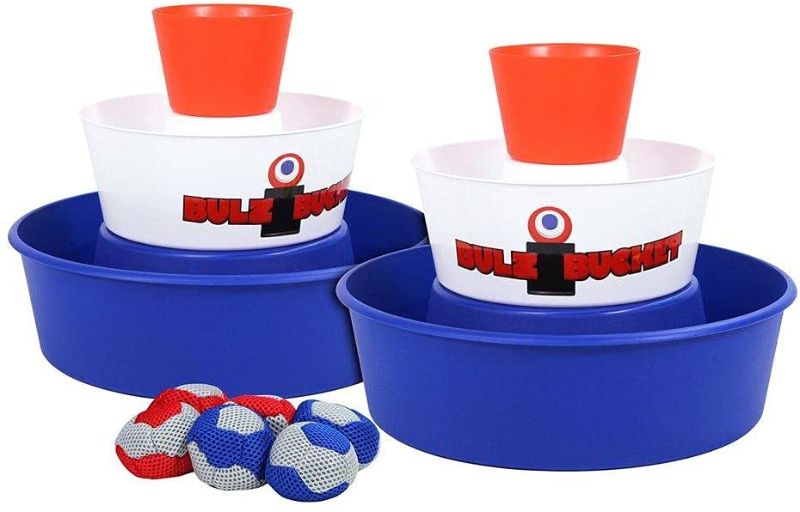 Photo 1 of BULZiBUCKET Beach, Tailgate, Camping, Yard Game Indoor/Outdoor by Water Sports, Perfect for Family Game Night, Outdoor Games, Red/White/Blue
