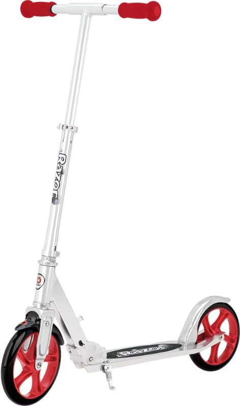 Photo 1 of Razor A5 Lux Kick Scooter - Large 8" Wheels, Foldable, Adjustable Handlebars, Lightweight, for Riders up to 220 lbs