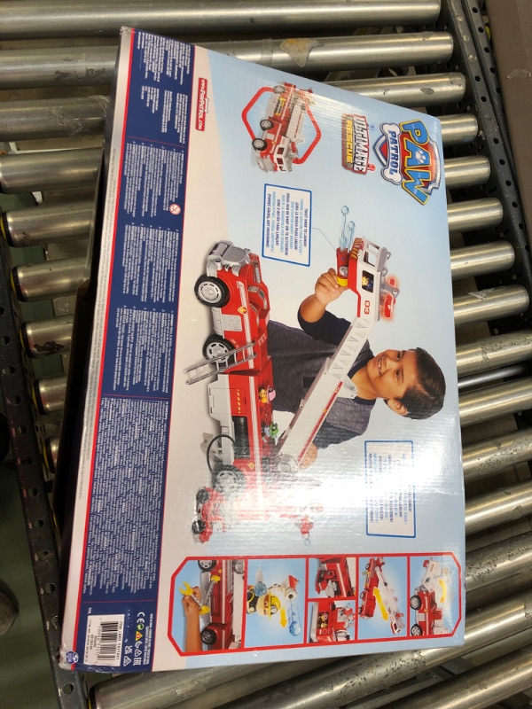 Photo 3 of Paw Patrol Ultimate Rescue Fire Truck Extendable 2 Ft Ladder with 6 Pups!