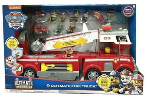 Photo 1 of Paw Patrol Ultimate Rescue Fire Truck Extendable 2 Ft Ladder with 6 Pups!