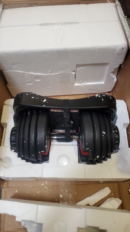 Photo 2 of Bowflex SelectTech 552 Adjustable Dumbbell Set Pair 