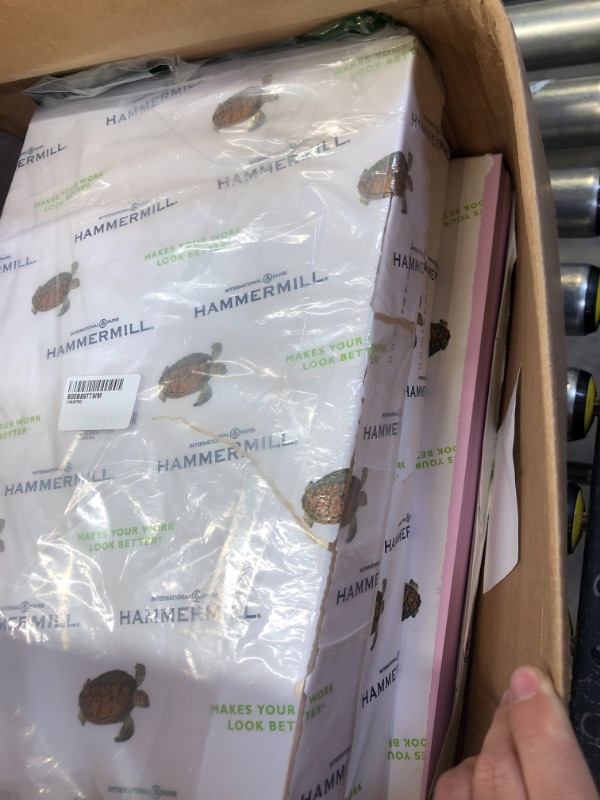 Photo 1 of Hammermill Colored Paper, 20 lb Lilac Printer Paper, 11 x 17-3 Ream (1500 Sheets) - Made in the USA, Pastel Paper, 102285R
