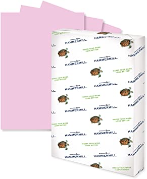 Photo 1 of Hammermill Colored Paper, 20 lb Lilac Printer Paper, 11 x 17-3 Ream (1500 Sheets) - Made in the USA, Pastel Paper, 102285R

