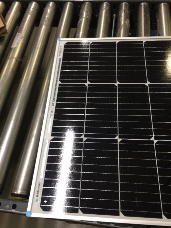 Photo 7 of Renogy 12 Volt Solar Panel 100 Watt High-Efficiency Monocrystalline Module PV Charger for RV Battery Boat Caravan and Other Off-Grid Applications, Single, RNG-100D-SS
