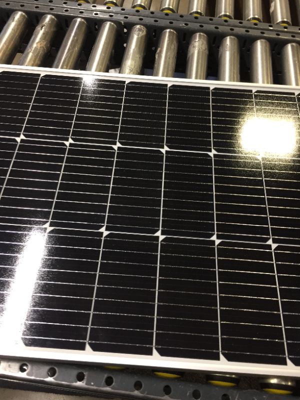 Photo 5 of Renogy 12 Volt Solar Panel 100 Watt High-Efficiency Monocrystalline Module PV Charger for RV Battery Boat Caravan and Other Off-Grid Applications, Single, RNG-100D-SS
