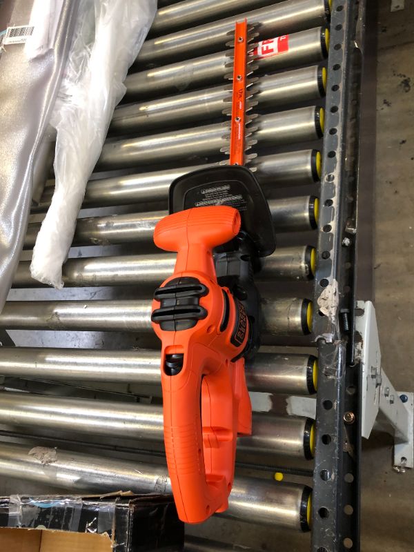 Photo 1 of BLACK+DECKER Electric Hedge Trimmer, 17-Inch (BEHT150)
