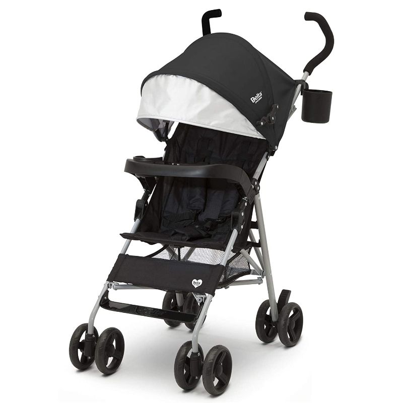 Photo 1 of Delta Children 365 Lightweight Stroller - Extremely Lightweight Stroller - Weighs Only 12 Pound - Ideal for Travel or Everyday Use, Black
