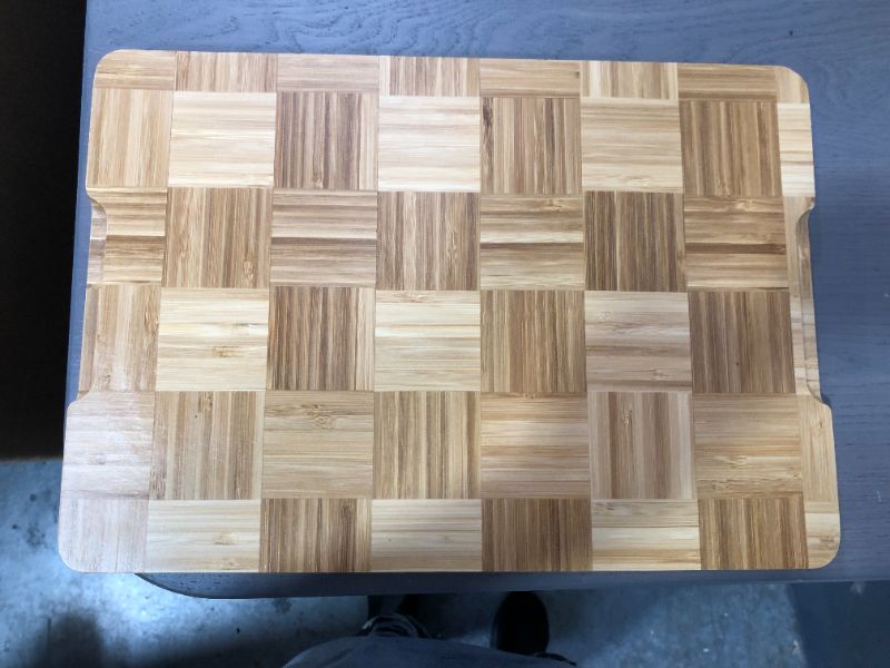 Photo 2 of BAMBOO CUTTING BOARD  14x10"