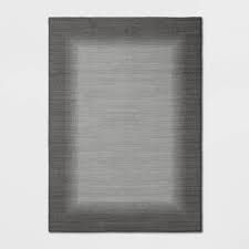 Photo 1 of 5'x7' Good Fashion Border Rug Gray - Room Essentials™